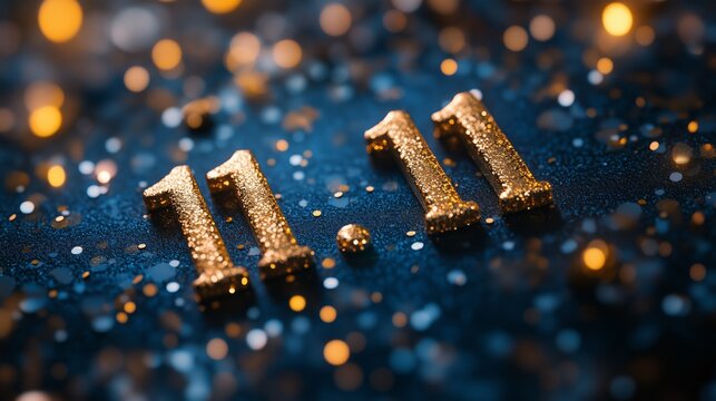 Golden numbers represent a special sale day