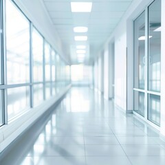 Bright and Clean Office Corridor