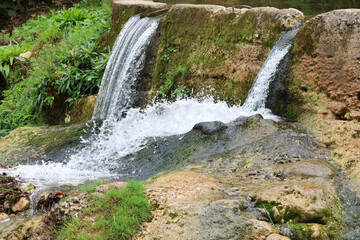 The Gorgo de la Escalera waterfall in Anna town