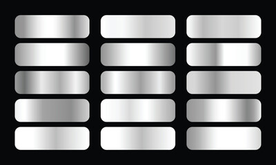 silver gradient or metallic color effect