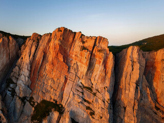Obraz premium drone photo of rocks