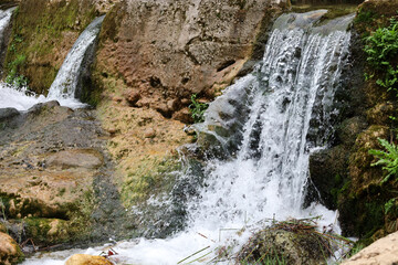 The Gorgo de la Escalera waterfall in Anna town