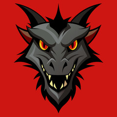 dragon head mascot