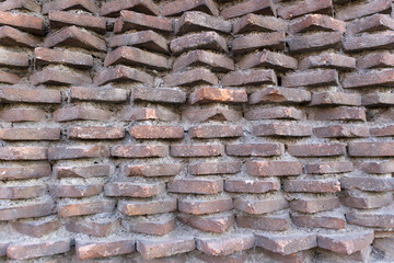 Bricks texture Rome Italy