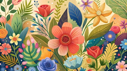 pattern with flowers
