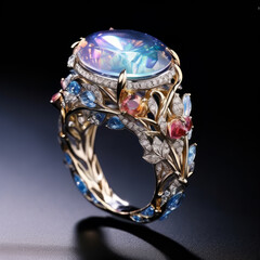 elegant , enchanting and uniquely crafted ring. extraordinary masterpiece that transcends ordinary jewellery
