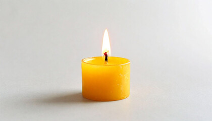 Candle Isolated Close Up Photo