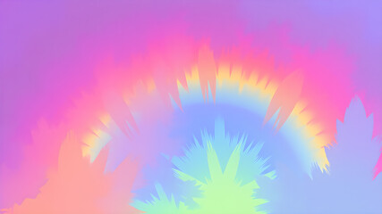 Colorful rainbow background template. Abstract rainbow image.   AI generated image, ai.