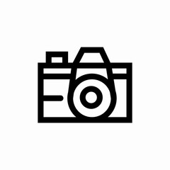 photo camera icon sign vector