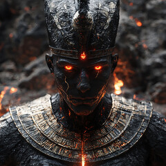 Egyptian deity. Demon Pharaoh