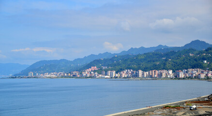 A panoramic view from Rize, Turkey