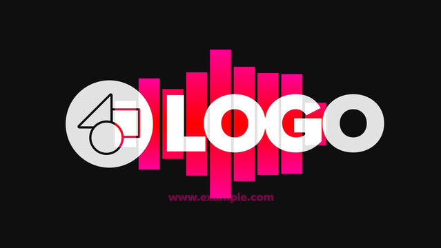 Simple Sound Bar Logo Reveal