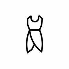 female dress icon sign vector