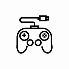 video game controller icon sign vector