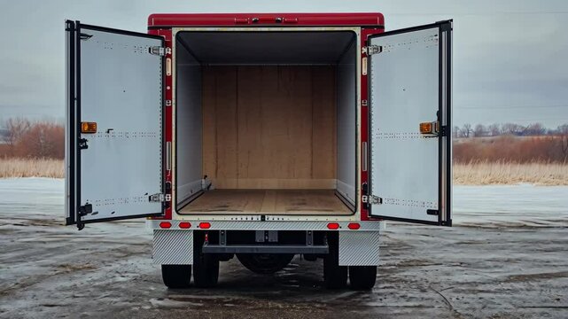 Truck Back Door Mockup Video