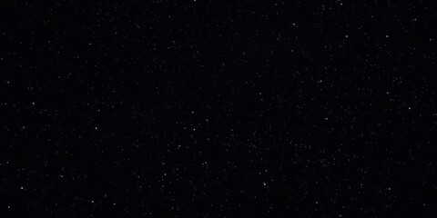Fototapeta premium Starry night sky with twinkling stars on dark background, dark, beauty