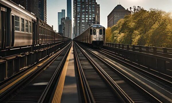 Chicago subway.