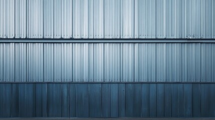 Corrugated Metal Wall Texture