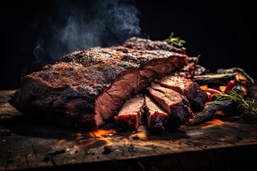 Tasty looking brisket bbq