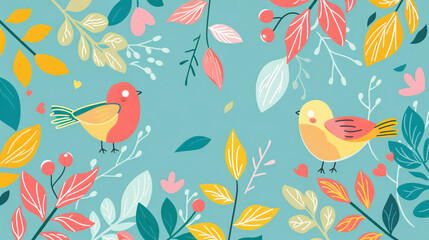 Cute background vector for design
