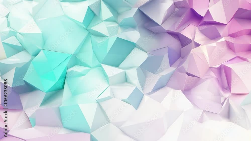 Poster abstract geometric shapes in soft pastel colors creating a textured background for digital art or de
