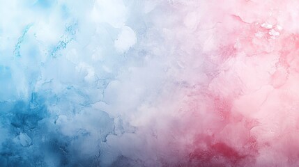Fototapeta premium A light, gentle abstract background featuring soft blue and pink hues with a textured appearance and ample copy space