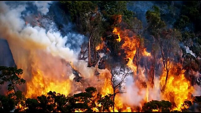fires on de Amazon rain forest creating a huge impact on the clima 