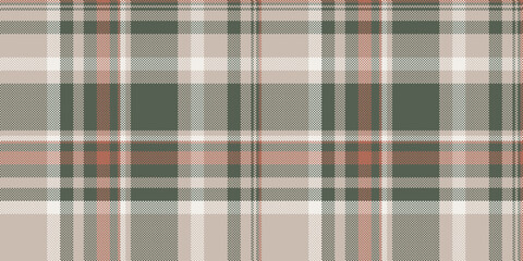 Gift seamless pattern plaid, fade tartan check textile. Fashioned fabric background texture vector in pastel and white colors.