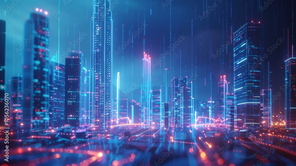 Poster in urban areas a system of 5gconnected sensors collects data on noise pollution allowing city offici