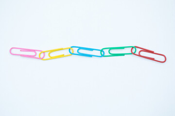 Clips para hojas de papel