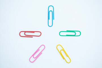 Obraz premium Clips para hojas de papel