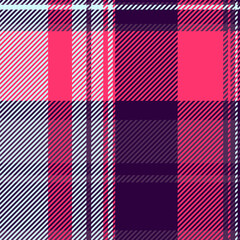 Fototapeta premium Factory pattern background textile, glamour check vector plaid. Harvest tartan seamless texture fabric in dark and red colors.