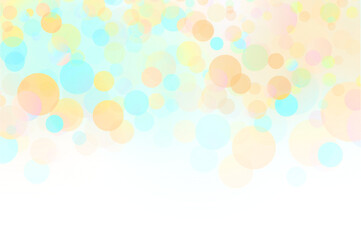 Colorful abstract shining bokeh isolated on transparent background. Bokeh light glowing effect. Magic sparkle bokeh overlay. Bokeh glare light PNG. Blurred bokeh. Festive decoration design elements