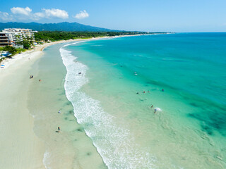 Tourists Enjoying Punta Mita Beach, Nayarit. Mexico