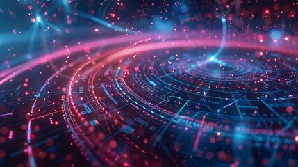 Obraz premium Virtual assistants with 5G can now assist with tasks that require a large amount of data such as video editing analyzing data and creating presentations.