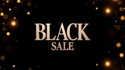 Black Friday Sale Text Illuminates Dark Background for Shopping Extravaganza. Neon Promotional Banner Announces Massive Discounts and Holiday Deals for Retail Therapy.