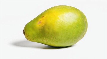 Fresh papaya on white background