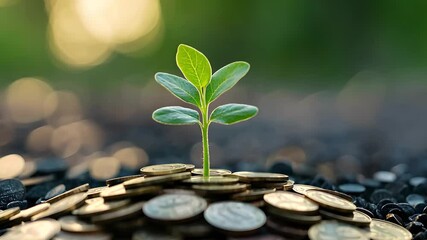 Plant growth nurtured by financial prosperity