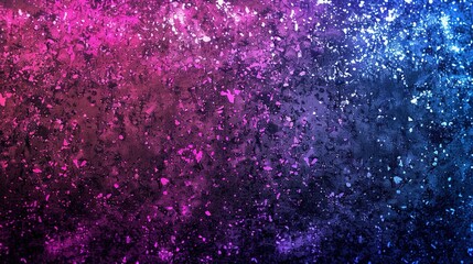 Abstract Spattered Background with Pink and Blue Hues