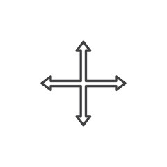 Drag icon Symbol mark in filled style