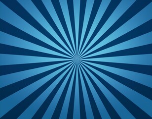 blue sunburst background
