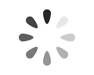 Loading bar status icon. Vector illustration. Vector loaded icons. Download progress. Donload or Upload.