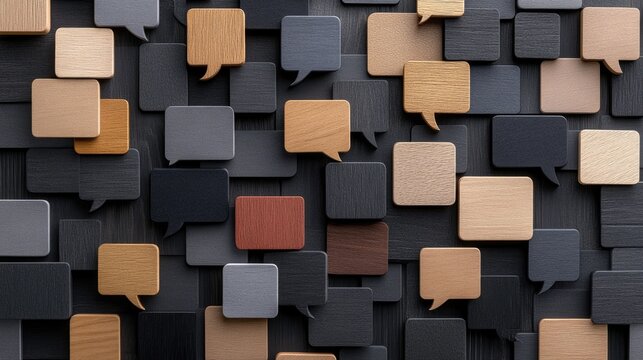 A striking red figurine commands attention amidst a multitude of gray ones, embodying the essence of unique voices in discussions