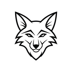 wolf head vector