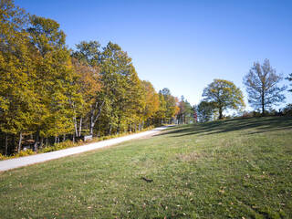 Autumn view of Plana Mountain, Bulgaria