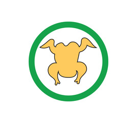 nonvage allowed food icon vector illustration on white background.nonvegallowed,meaticon,meatfriendly,meatlover.