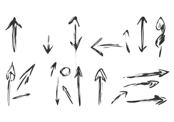 Hand drawn arrow