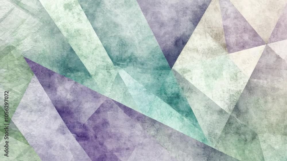 Poster abstract geometric patterns in soft pastel colors creating a textured appearance for backgrounds or 