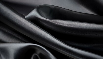 サテンのような光沢感を纏う深い黒背景