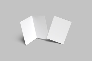 A4 BIFOLD BLANK BACKGROUND